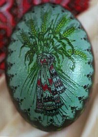 Tied Wheat - front view