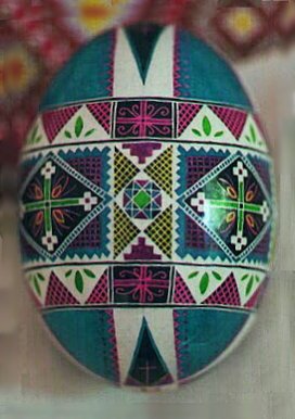 Cross In Diamond - Blue - view 1