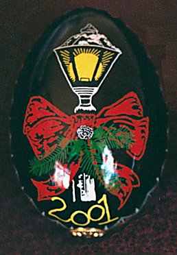 Victorian Lamp - front view