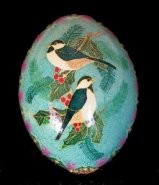 Chickadees - front view